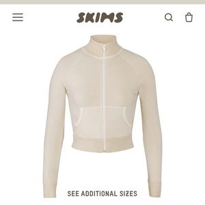 OUTDOOR BASICS TRACK JACKET, Brand new SKIMS